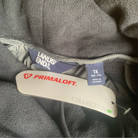 NWT Lands End Women's Plus Size Insulated Hybrid Fleece Pullover. Xl - Picture 3 of 5